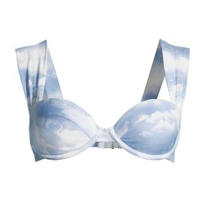 Weworewhat Claudia cloud bikini top